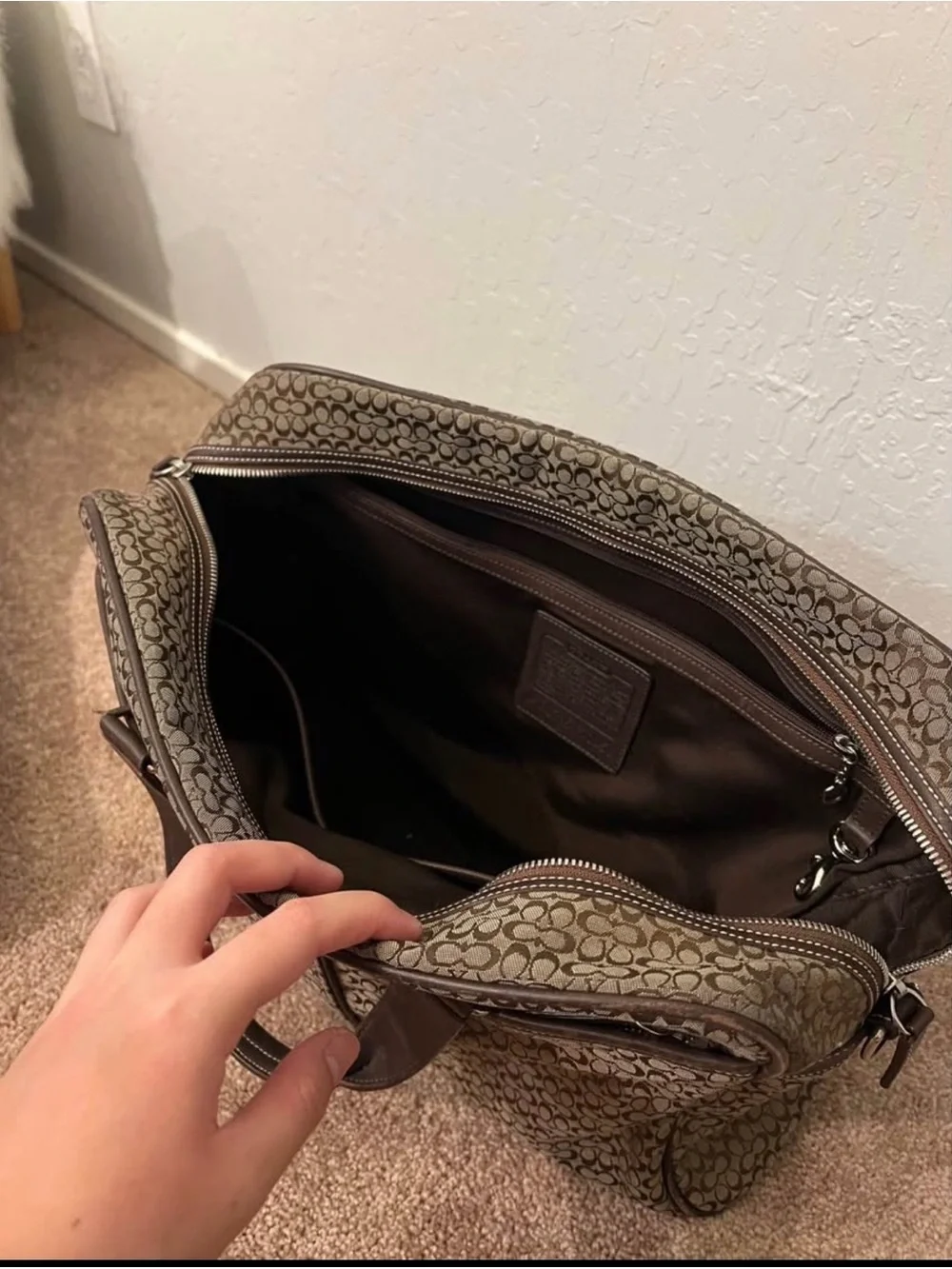 Coach Signature Hudson work/ computer bag 💼